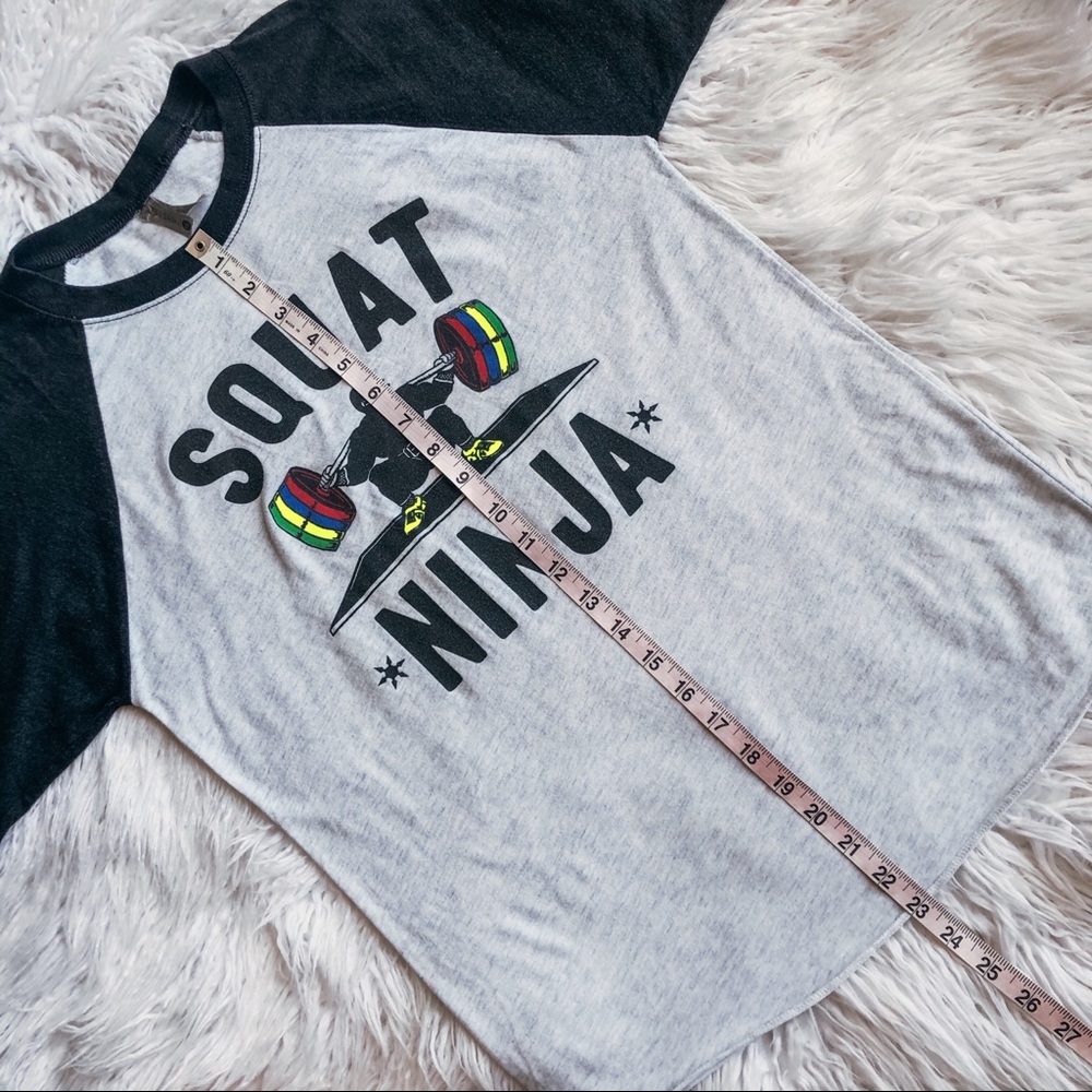 Squat Ninja Raglan Tee - Picture 5 of 6